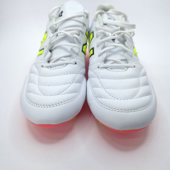New Balance 442 Team FG Soccer Cleats White Neon Yellow Men US 7 MS42FIB2 main image 5
